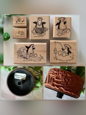 🐧 STAMPIN’UP! • “Penguin Paradise” Stamp & “Penguin Pool” Roller Set
